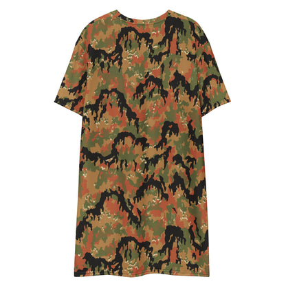 German WW2 Leibermuster CAMO T-shirt dress - Womens T-Shirt Dress