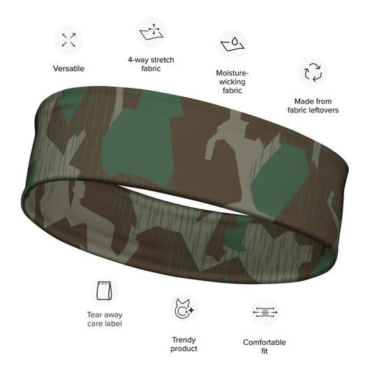 German WW2 Luftwaffen Splittermuster 41 CAMO Headband - M