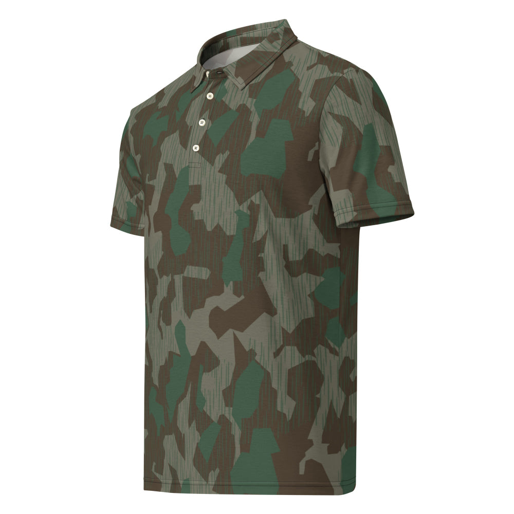 German WW2 Luftwaffen Splittermuster 41 CAMO Men’s slim fit polo - Mens Slim Fit Polo