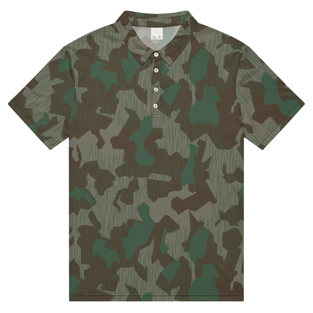 German WW2 Luftwaffen Splittermuster 41 CAMO Men’s slim fit polo - Mens Slim Fit Polo