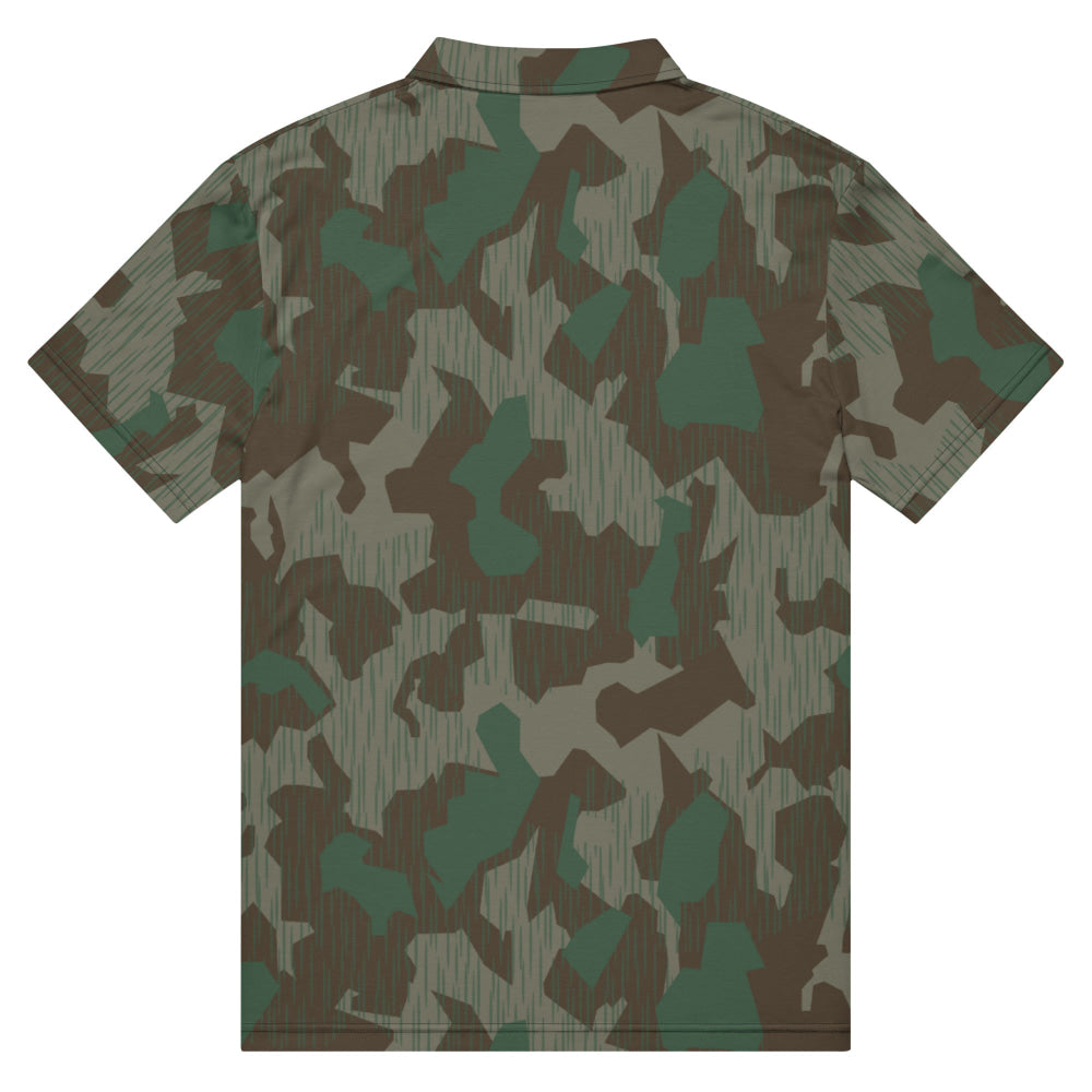 German WW2 Luftwaffen Splittermuster 41 CAMO Men’s slim fit polo - Mens Slim Fit Polo