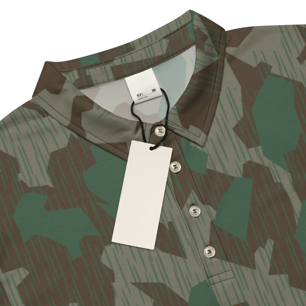 German WW2 Luftwaffen Splittermuster 41 CAMO Men’s slim fit polo - Mens Slim Fit Polo