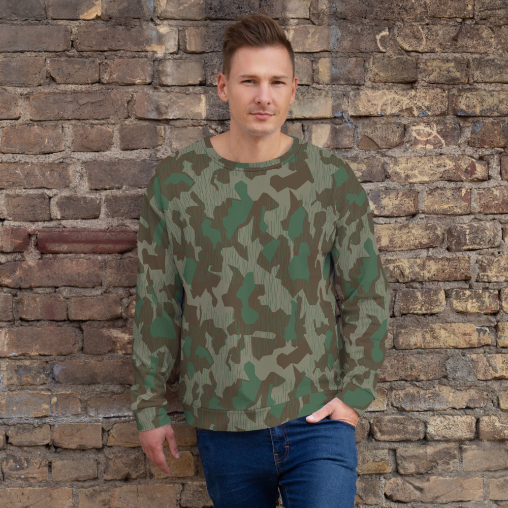 German WW2 Luftwaffen Splittermuster 41 CAMO Unisex Sweatshirt - XS