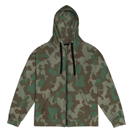 German WW2 Luftwaffen Splittermuster 41 CAMO Unisex zip hoodie - Zip Hoodie