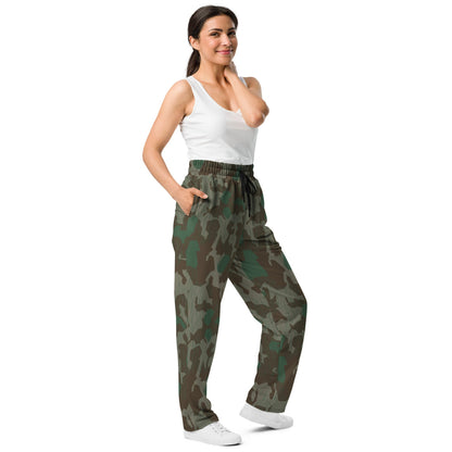 German WW2 Luftwaffen Splittermuster 41 CAMO Wide-leg joggers - Unisex Joggers