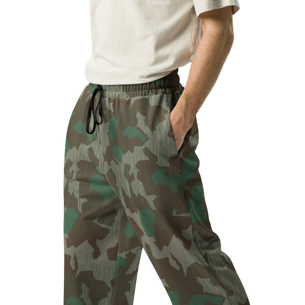 German WW2 Luftwaffen Splittermuster 41 CAMO Wide-leg joggers - Unisex Joggers