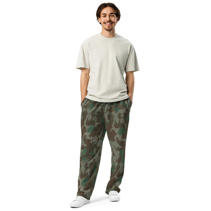 German WW2 Luftwaffen Splittermuster 41 CAMO Wide-leg joggers - Unisex Joggers