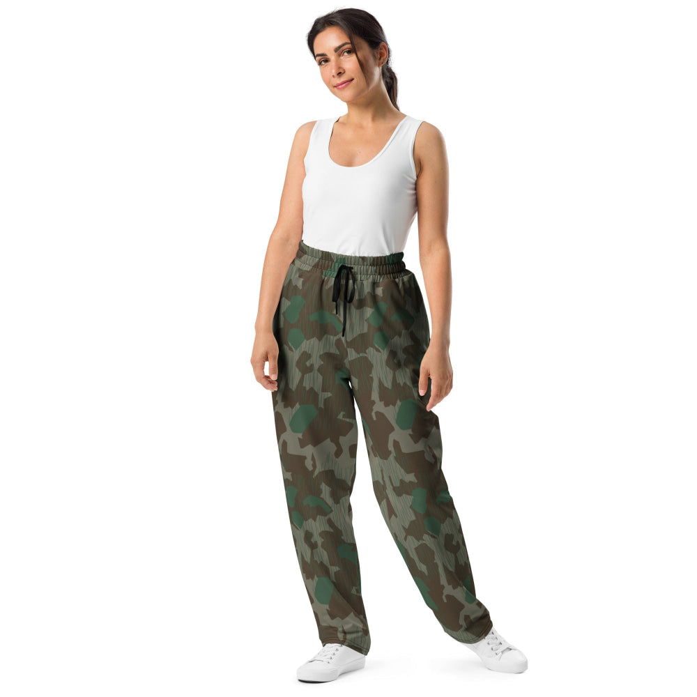 German WW2 Luftwaffen Splittermuster 41 CAMO Wide-leg joggers - Unisex Joggers