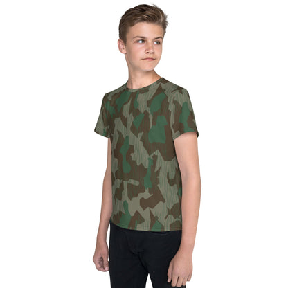 German WW2 Luftwaffen Splittermuster 41 CAMO Youth crew neck t-shirt - Crew Neck T-shirt