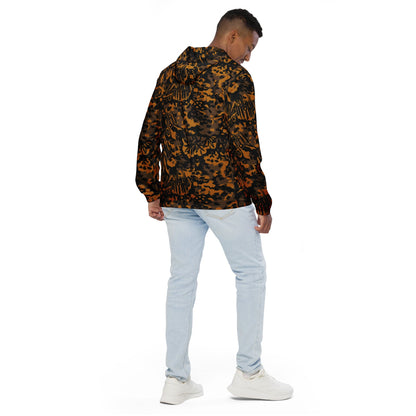 German WW2 Palmenmuster Palm Tree Autumn CAMO Men’s windbreaker - Mens Windbreaker