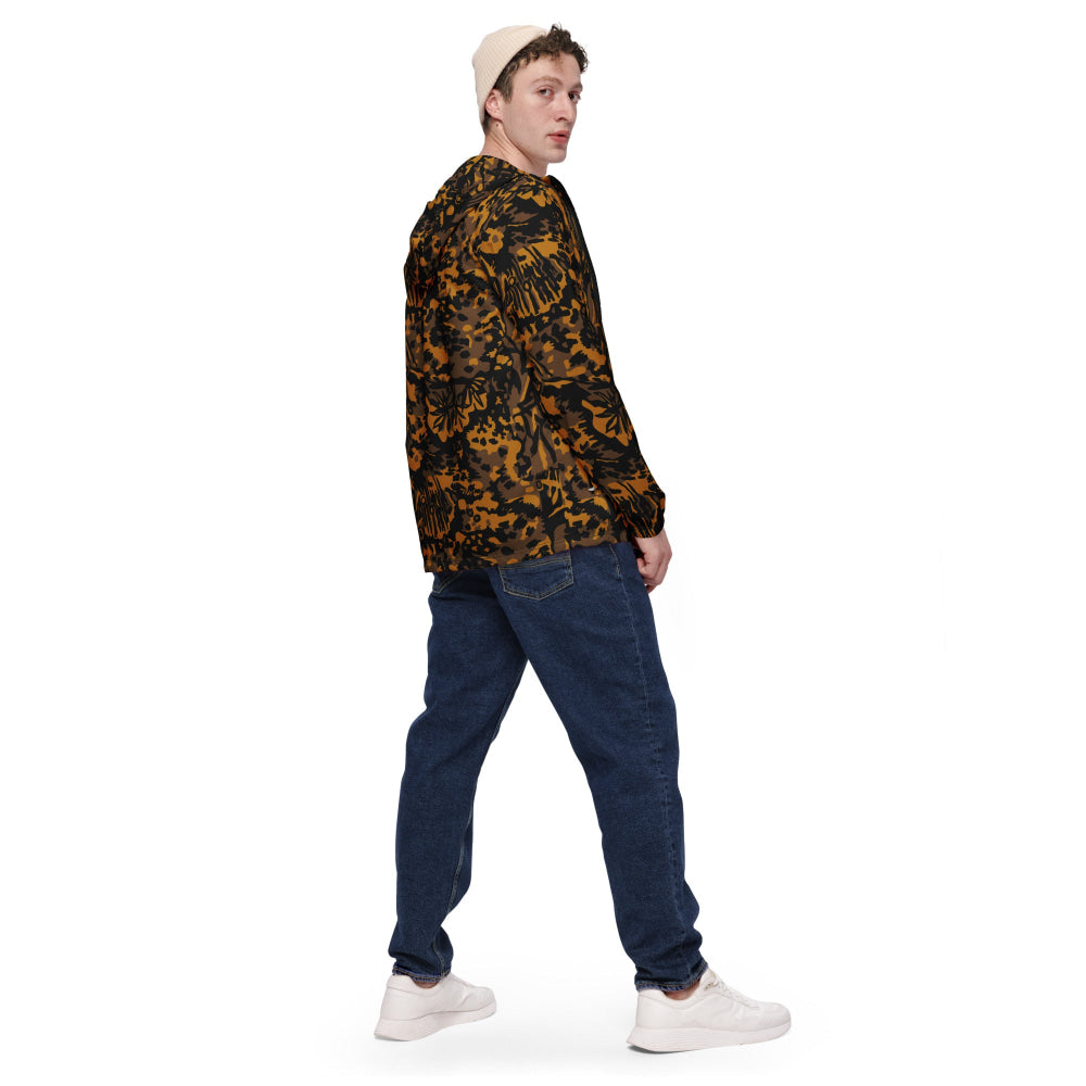 German WW2 Palmenmuster Palm Tree Autumn CAMO Men’s windbreaker - Mens Windbreaker