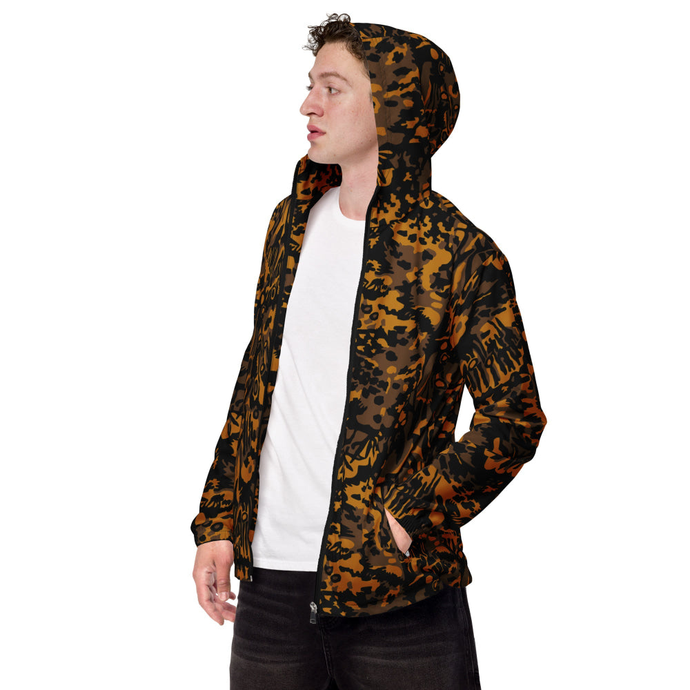 German WW2 Palmenmuster Palm Tree Autumn CAMO Men’s windbreaker - XS - Mens Windbreaker