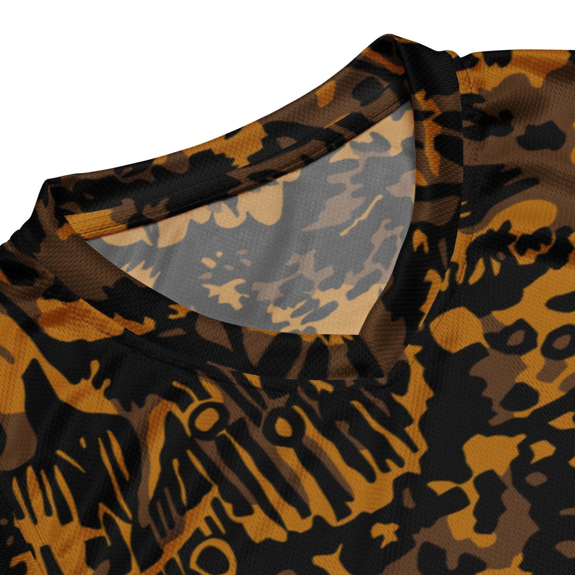 German WW2 Palmenmuster Palm Tree Autumn CAMO unisex basketball jersey - Unisex Basketball Jersey