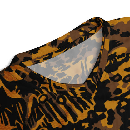 German WW2 Palmenmuster Palm Tree Autumn CAMO unisex sports jersey - Unisex Sports Jersey