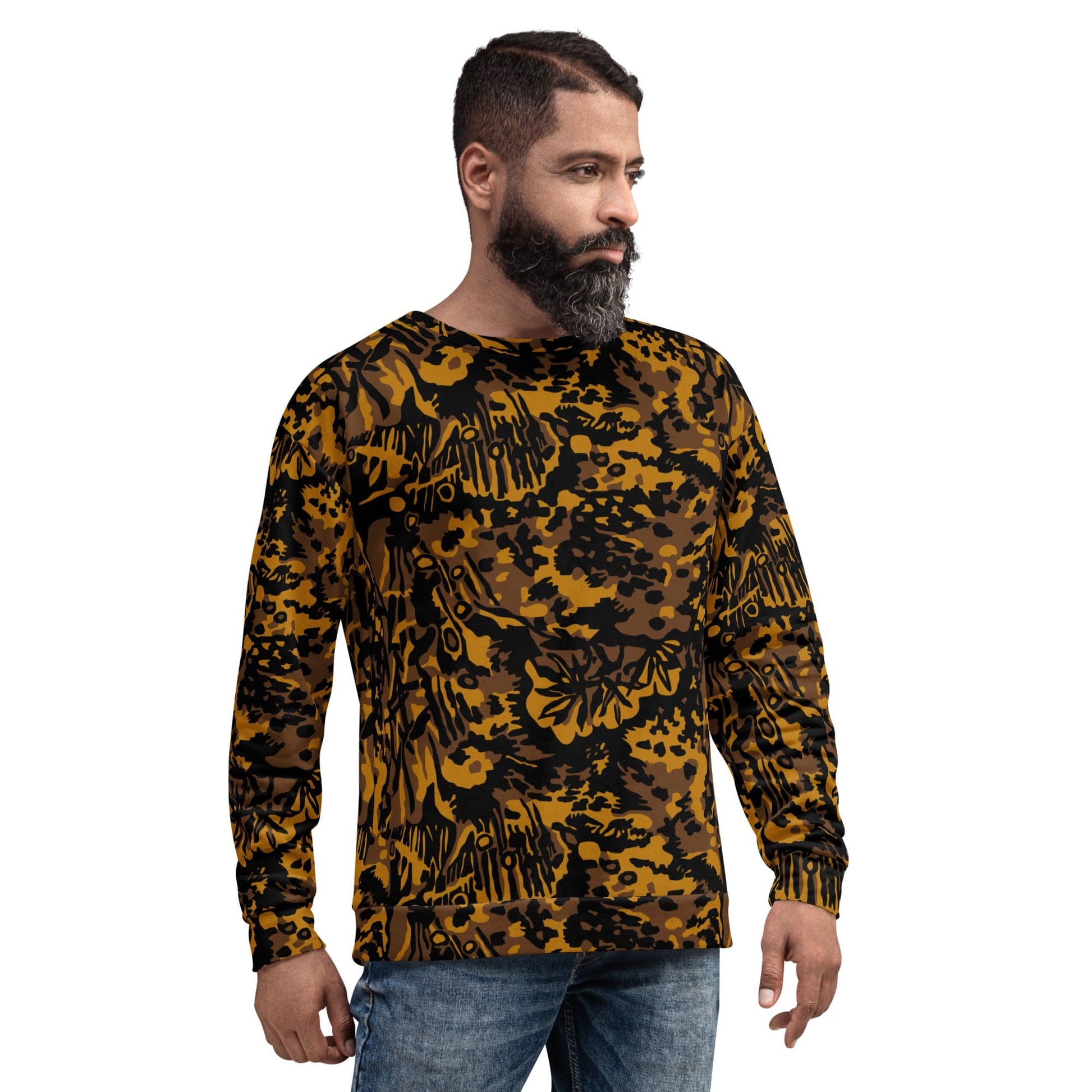 German WW2 Palmenmuster Palm Tree Autumn CAMO Unisex Sweatshirt