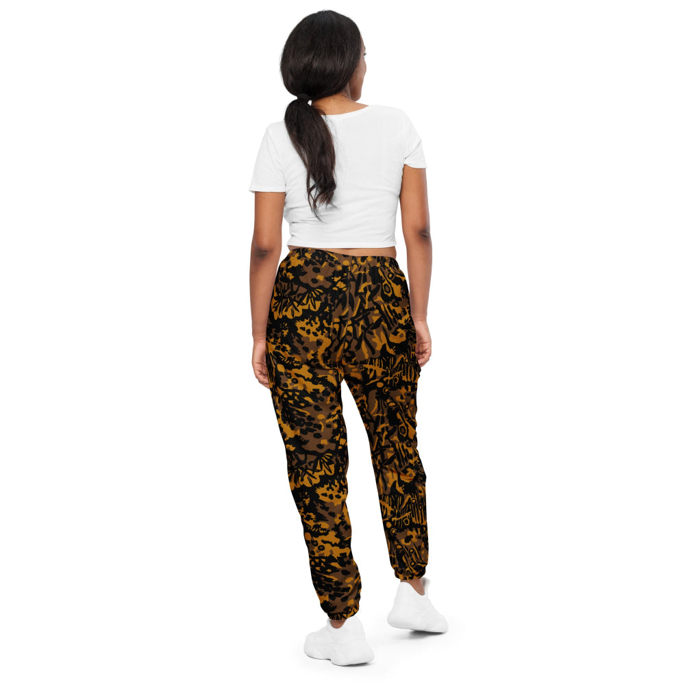 German WW2 Palmenmuster Palm Tree Autumn CAMO Unisex track pants - Track Pants