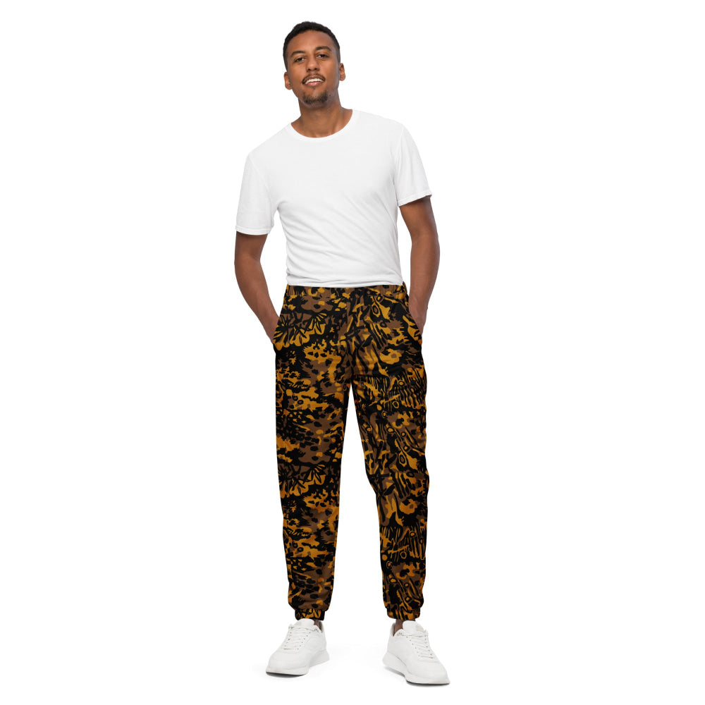 German WW2 Palmenmuster Palm Tree Autumn CAMO Unisex track pants - XS - Track Pants