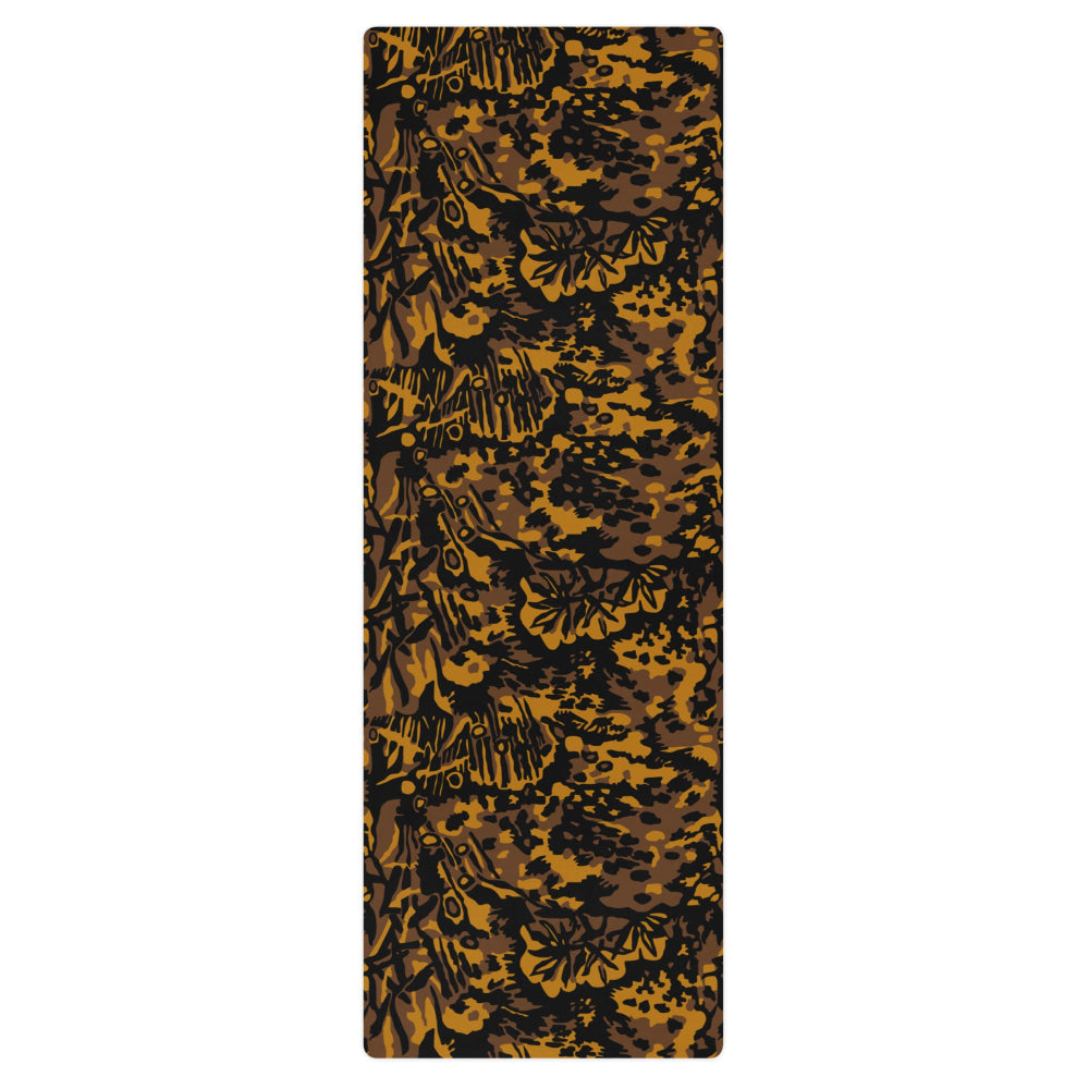 German WW2 Palmenmuster Palm Tree Autumn CAMO Yoga mat - Mat