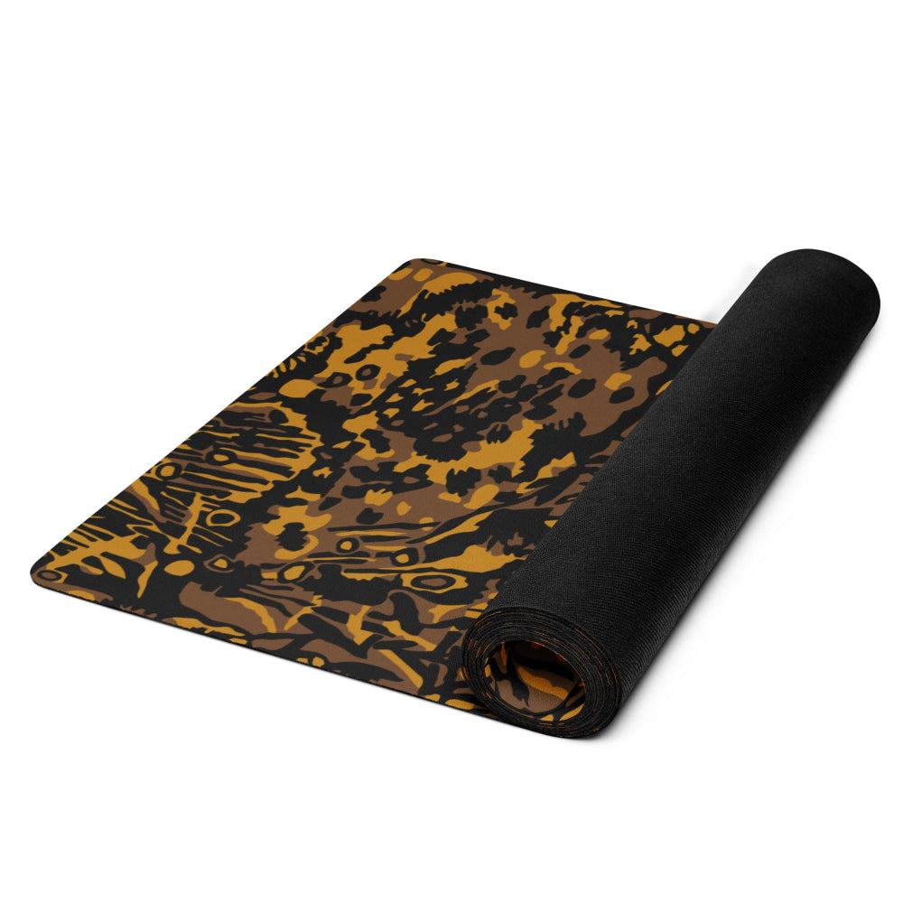 German WW2 Palmenmuster Palm Tree Autumn CAMO Yoga mat - Mat