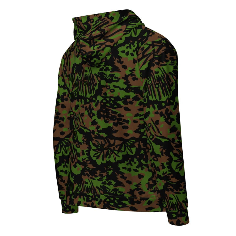 German WW2 Palmenmuster Palm Tree Spring CAMO Unisex zip hoodie
