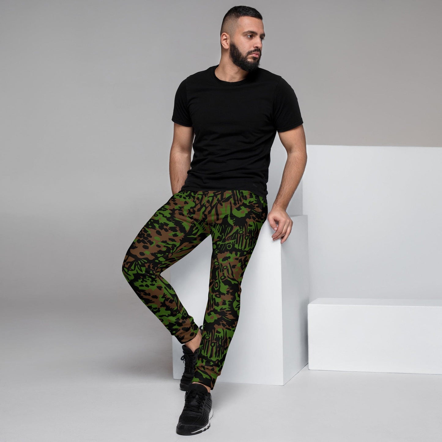 German WW2 Palmenmuster Palm Tree Spring CAMO Men’s Joggers - Mens