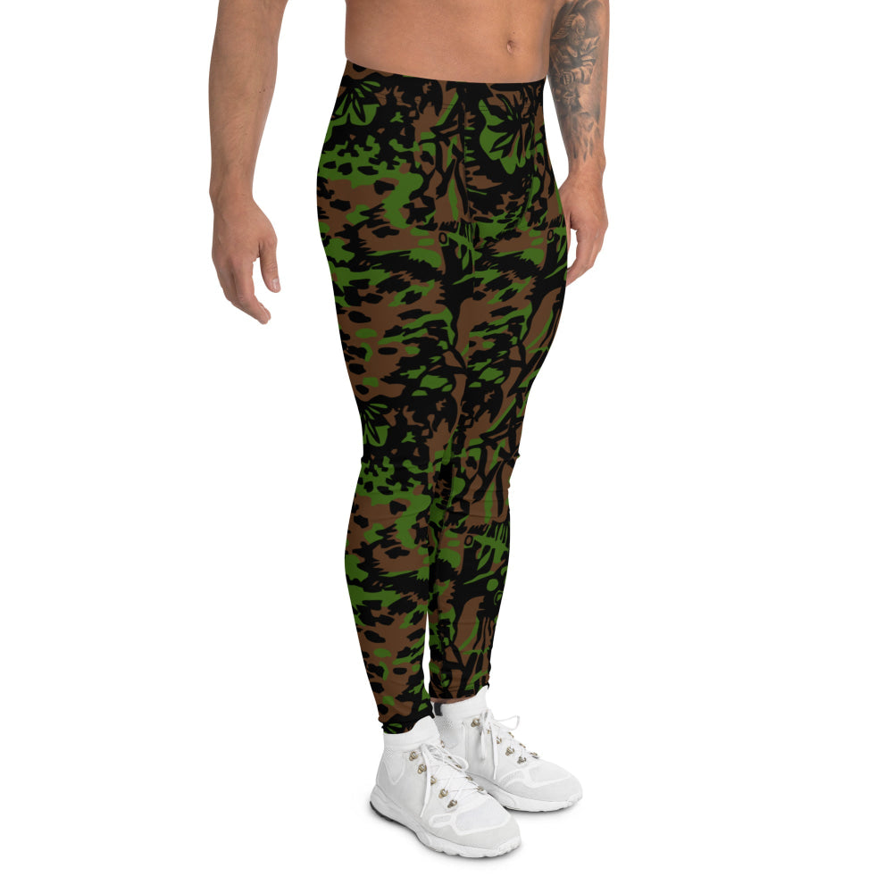 German WW2 Palmenmuster Palm Tree Spring CAMO Men’s Leggings - Mens