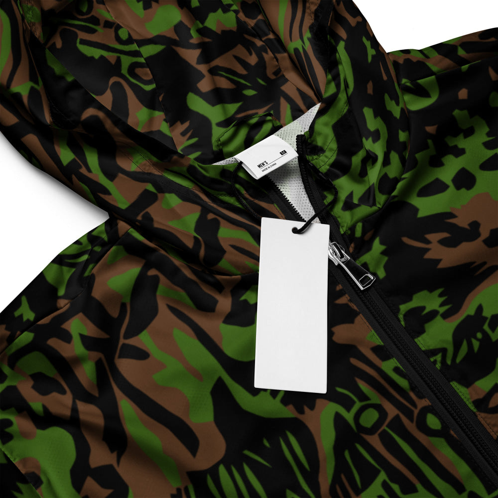 German WW2 Palmenmuster Palm Tree Spring CAMO Men’s windbreaker - Mens Windbreaker