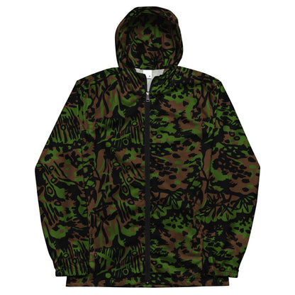 German WW2 Palmenmuster Palm Tree Spring CAMO Men’s windbreaker - Mens Windbreaker