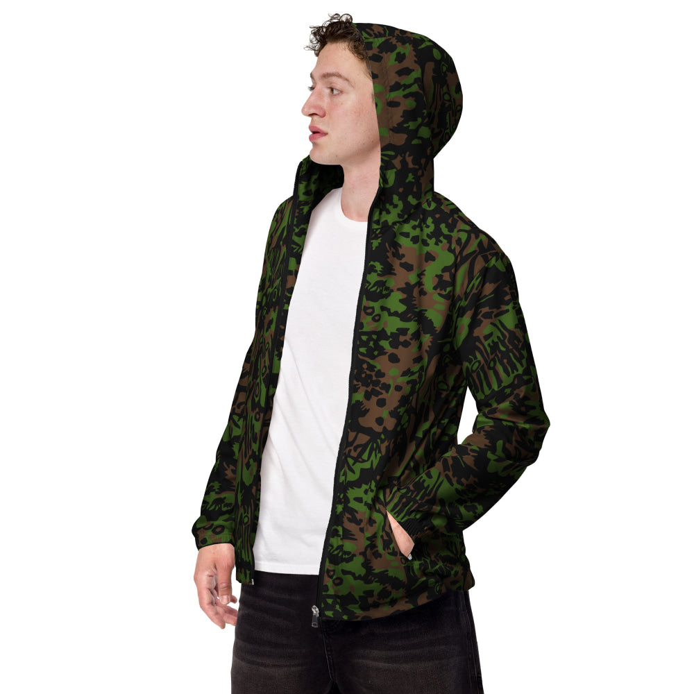 German WW2 Palmenmuster Palm Tree Spring CAMO Men’s windbreaker - XS - Mens Windbreaker