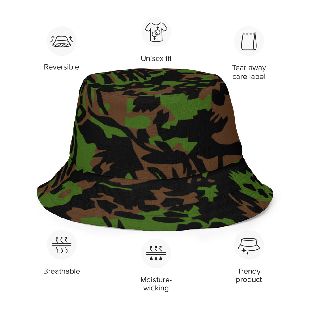 German WW2 Palmenmuster Palm Tree Spring CAMO Reversible bucket hat - Bucket Hat