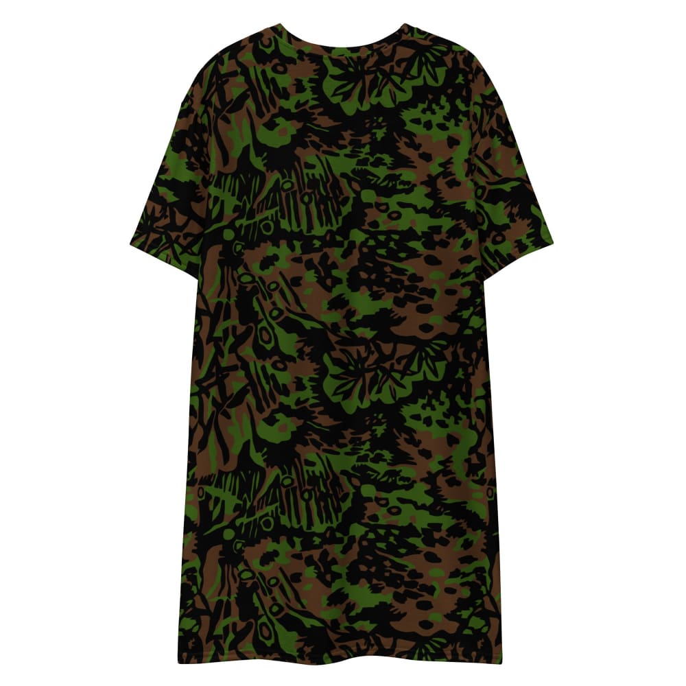 German WW2 Palmenmuster Palm Tree Spring CAMO T-shirt dress