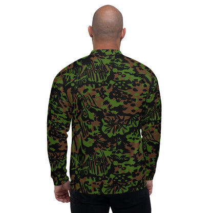 German WW2 Palmenmuster Palm Tree Spring CAMO Unisex Bomber Jacket