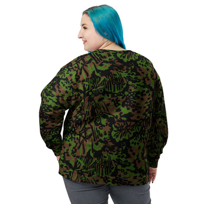 German WW2 Palmenmuster Palm Tree Spring CAMO Unisex Sweatshirt