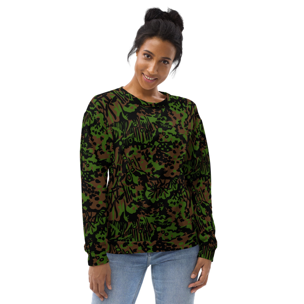 German WW2 Palmenmuster Palm Tree Spring CAMO Unisex Sweatshirt