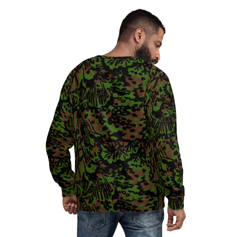 German WW2 Palmenmuster Palm Tree Spring CAMO Unisex Sweatshirt