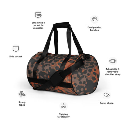 German WW2 Platanenmuster Plane Tree Autumn CAMO gym bag - Gym Bag