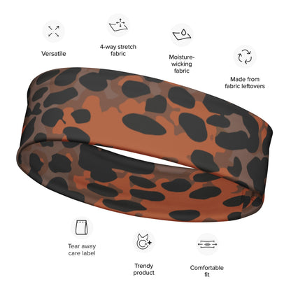 German WW2 Platanenmuster Plane Tree Autumn CAMO Headband - M