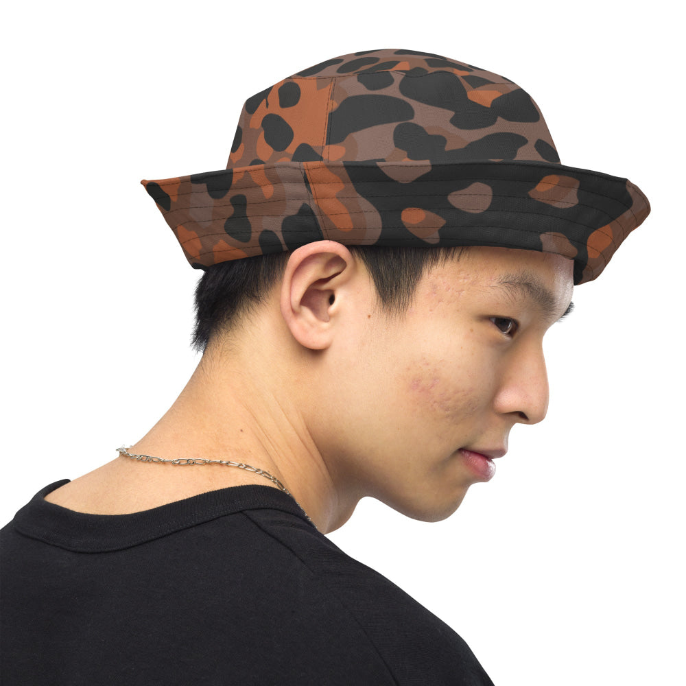 German WW2 Platanenmuster Plane Tree Autumn CAMO Reversible bucket hat - Bucket Hat