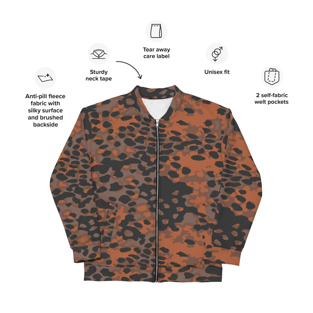 German WW2 Platanenmuster Plane Tree Autumn CAMO Unisex Bomber Jacket