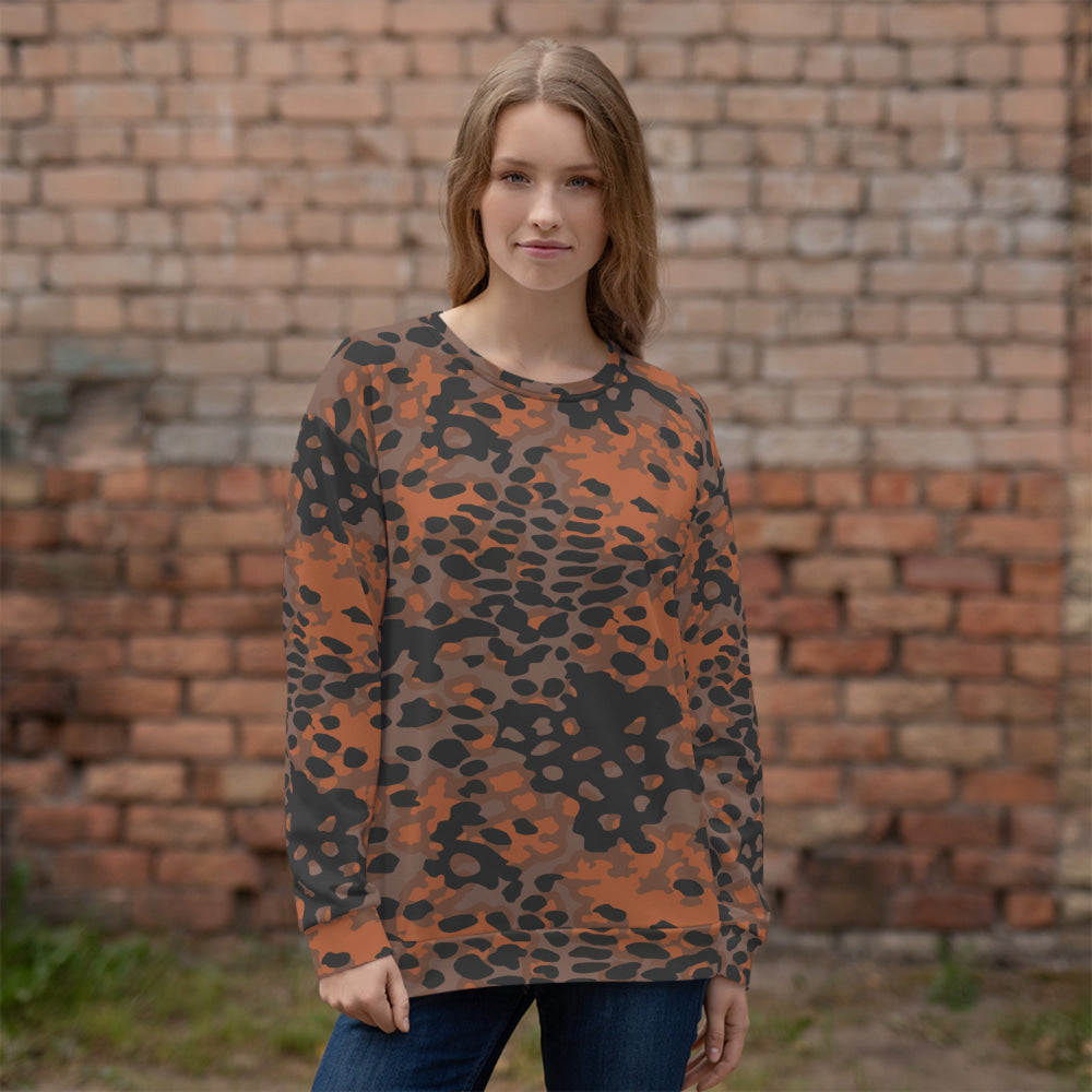 German WW2 Platanenmuster Plane Tree Autumn CAMO Unisex Sweatshirt