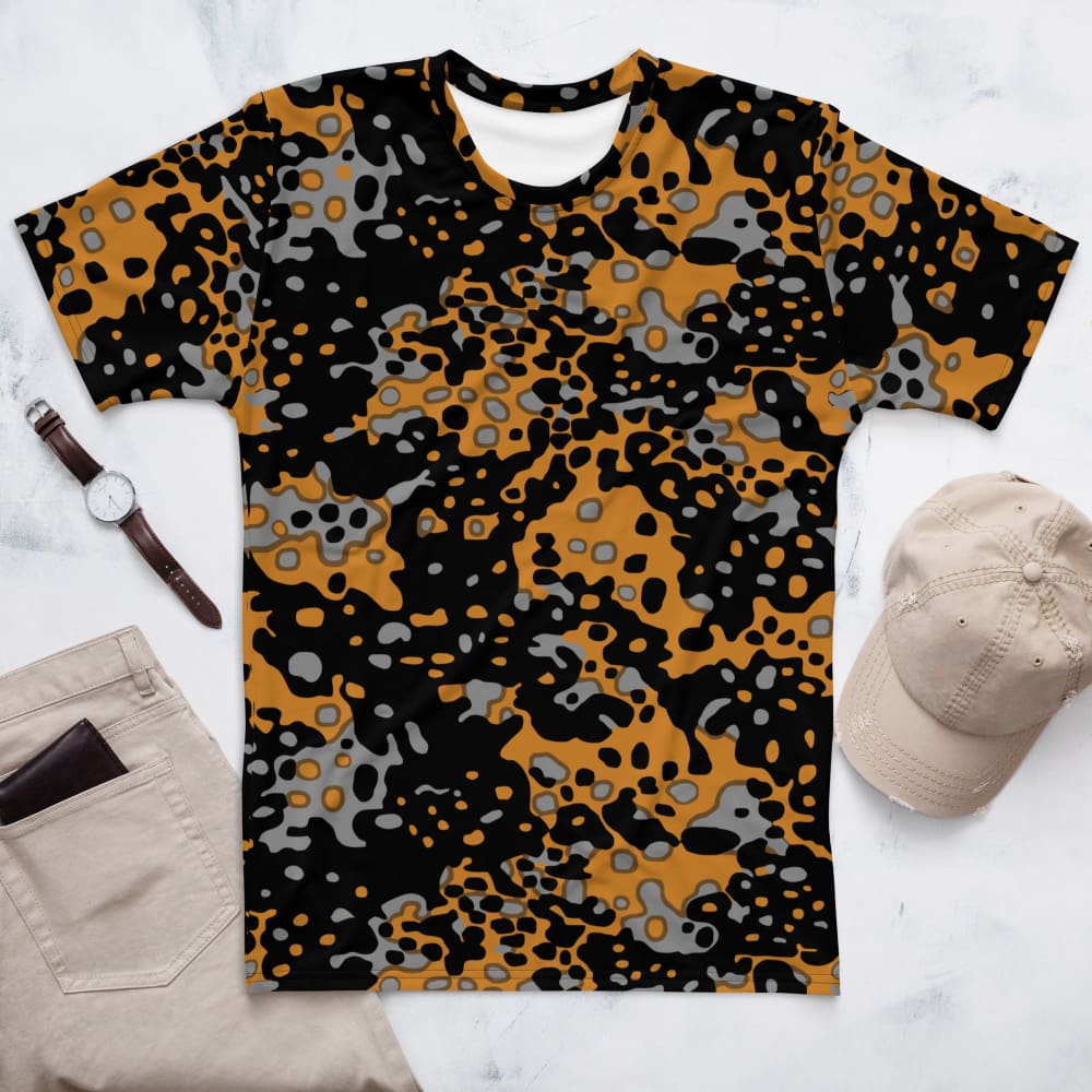 German WW2 Platanenmuster Plane Tree Bright Autumn CAMO Men’s t-shirt - XS Mens