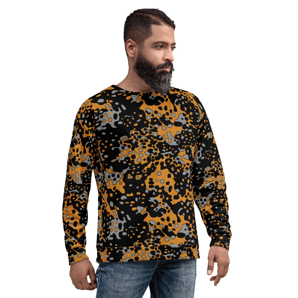 German WW2 Platanenmuster Plane Tree Bright Autumn CAMO Unisex Sweatshirt