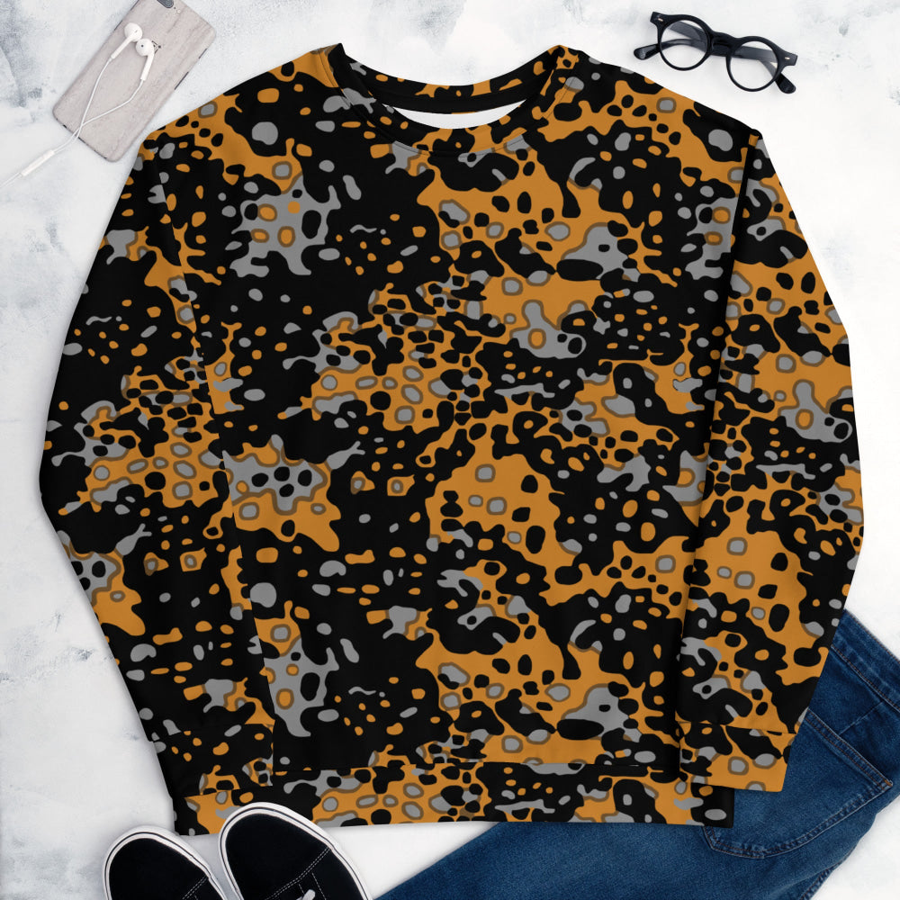 German WW2 Platanenmuster Plane Tree Bright Autumn CAMO Unisex Sweatshirt