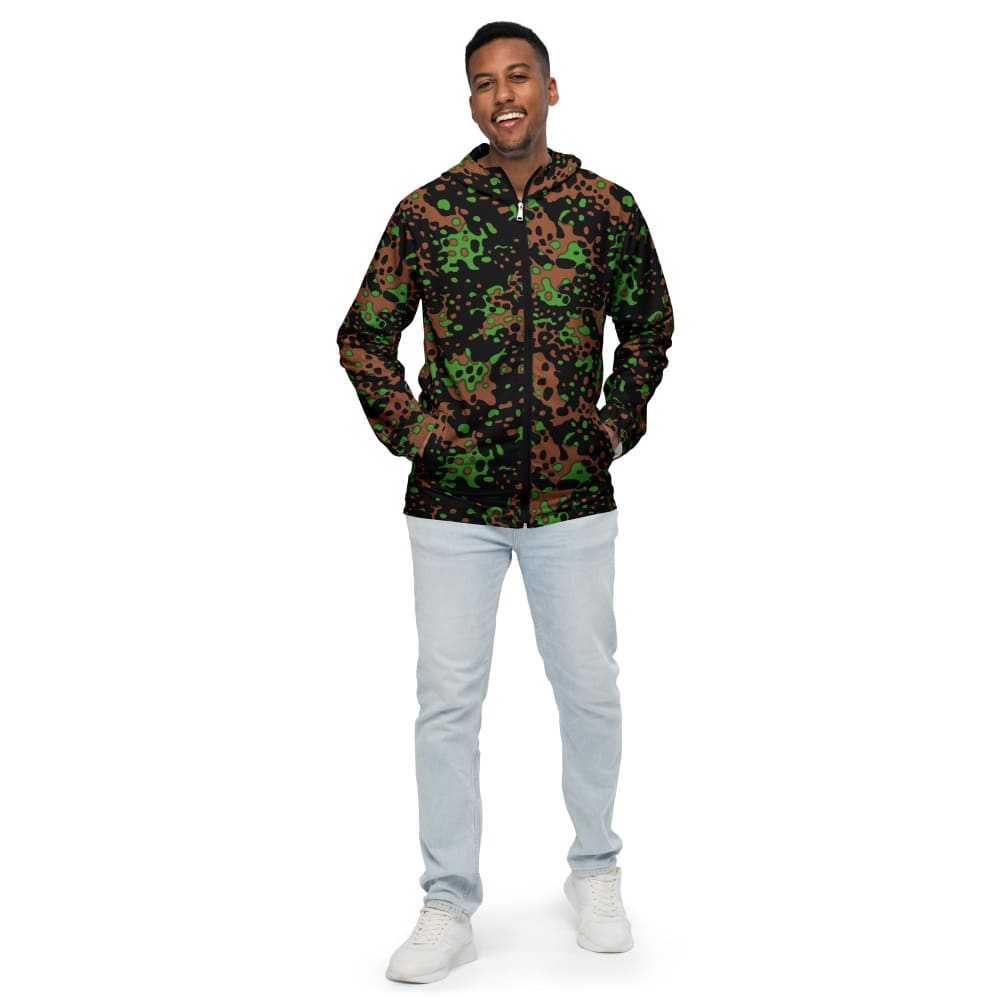 German WW2 Platanenmuster Plane Tree Bright Spring CAMO Men’s windbreaker - Mens Windbreaker