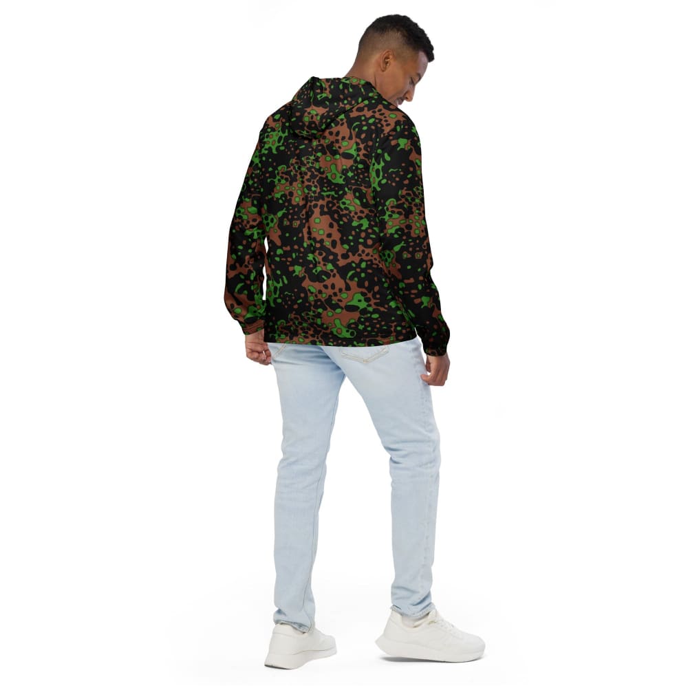 German WW2 Platanenmuster Plane Tree Bright Spring CAMO Men’s windbreaker - Mens Windbreaker