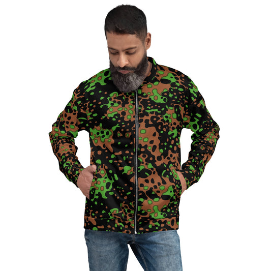 German WW2 Platanenmuster Plane Tree Bright Spring CAMO Unisex Bomber Jacket