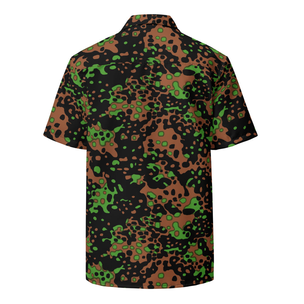 German WW2 Platanenmuster Plane Tree Bright Spring CAMO Unisex button shirt - Button Shirt