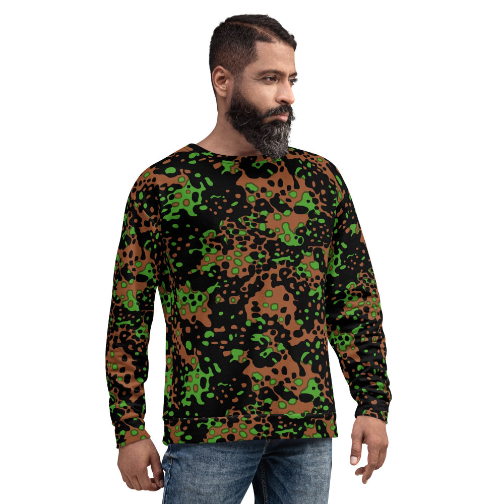 German WW2 Platanenmuster Plane Tree Bright Spring CAMO Unisex Sweatshirt