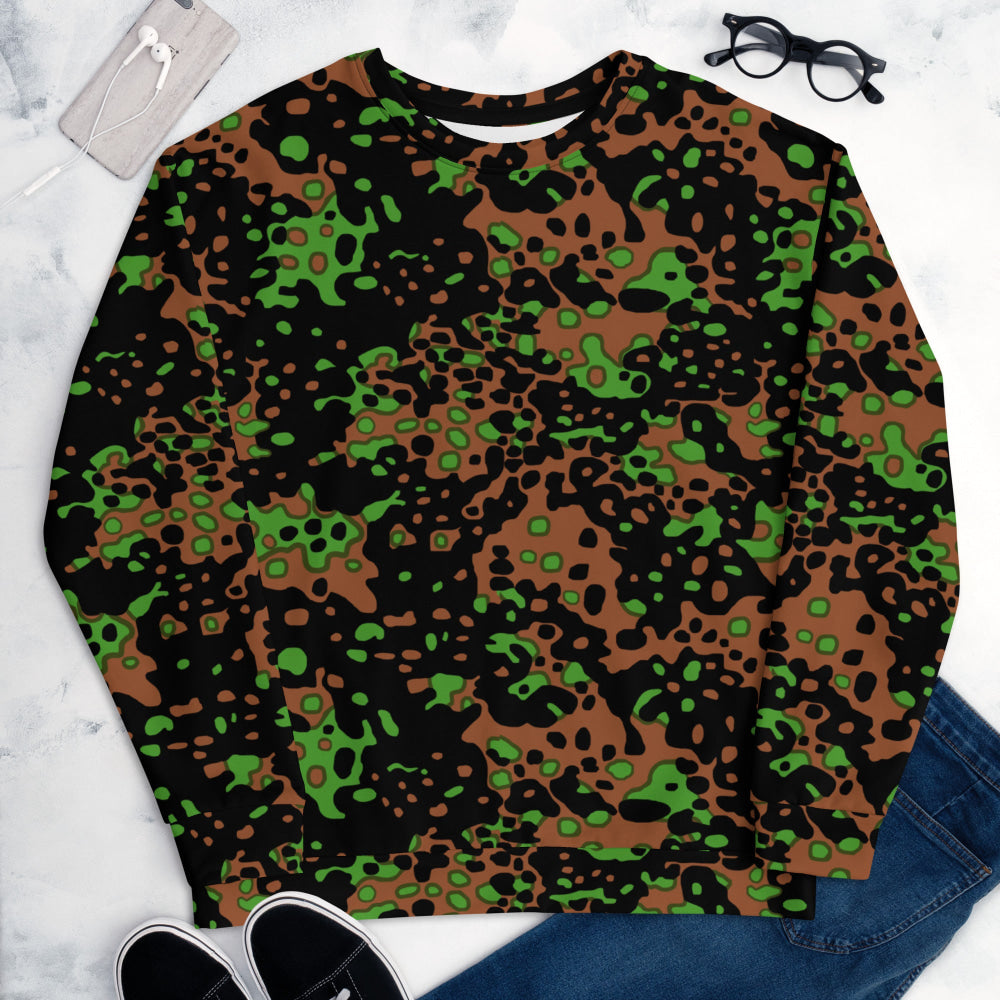 German WW2 Platanenmuster Plane Tree Bright Spring CAMO Unisex Sweatshirt