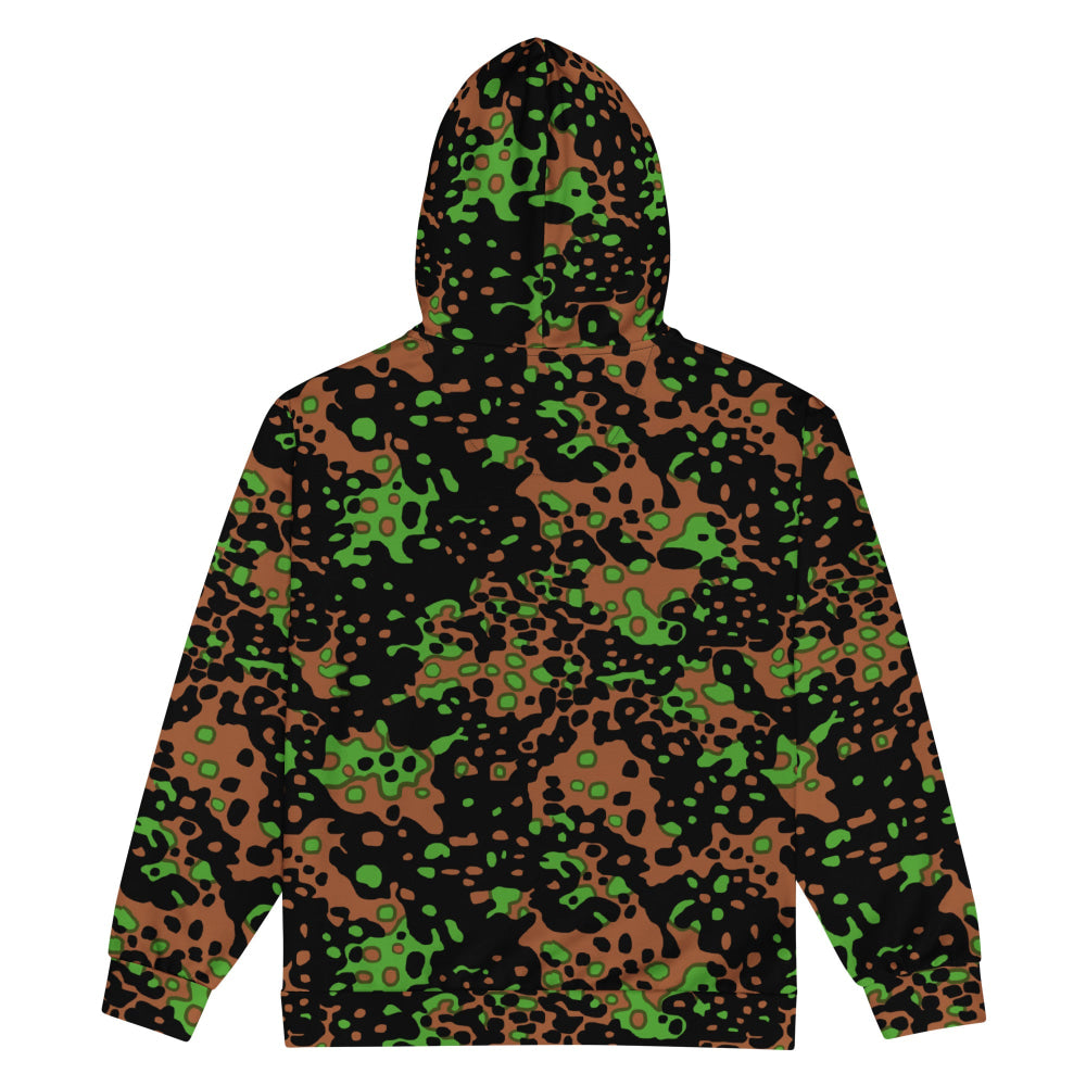 German WW2 Platanenmuster Plane Tree Bright Spring CAMO Unisex zip hoodie - Zip Hoodie